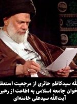 آیت‌الله حائری از مرجعیت کناره‌گیری کرد/خطاب به مقلدان: از آیت‌الله خامنه‌ای اطاعت کنید